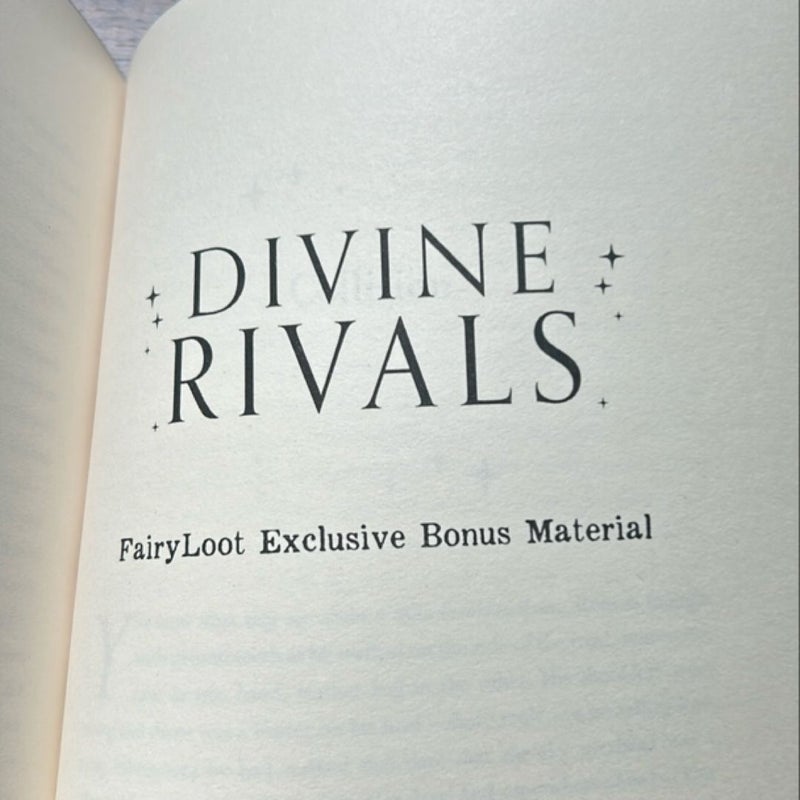 【Fairyloot】Divine Rivals & Ruthless Vows Fairyloot Divine Rivals and Ruthless Vows By Rebecca Ross