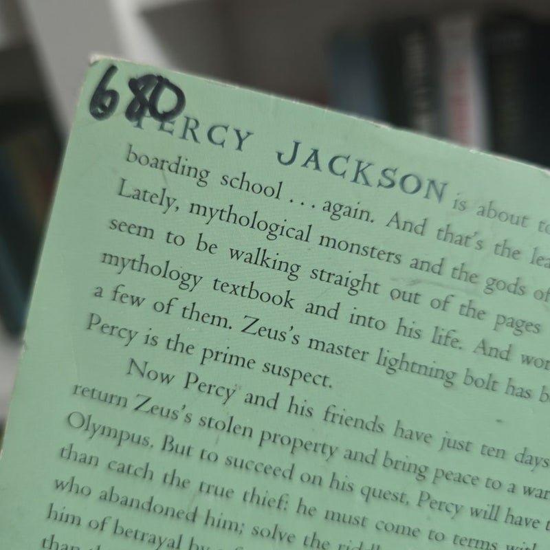 Percy Jackson and the Olympians, Book One the Lightning Thief (Percy Jackson and the Olympians, Book One)