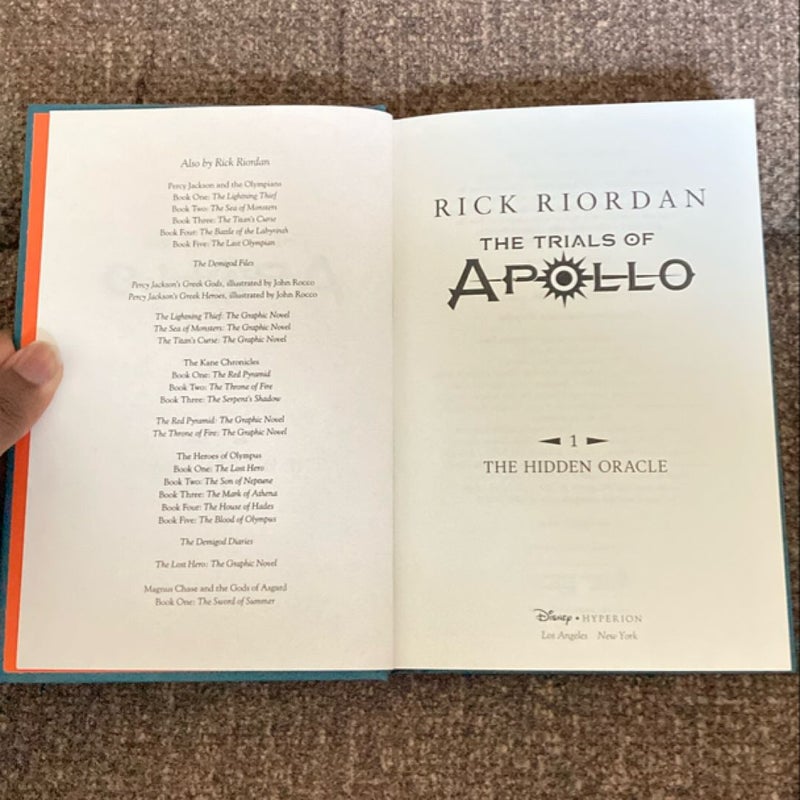 Trials of Apollo, the Book One the Hidden Oracle (Trials of Apollo, the Book One)