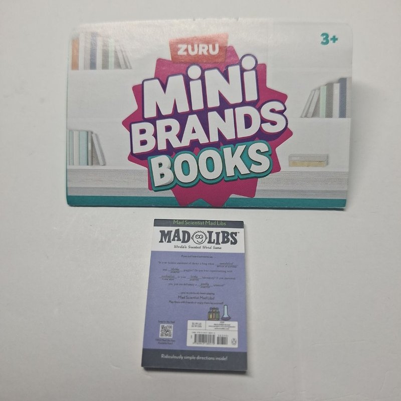 Mad Scientist Mad Libs from Mini Brands Books Series 1 by Zuru ...