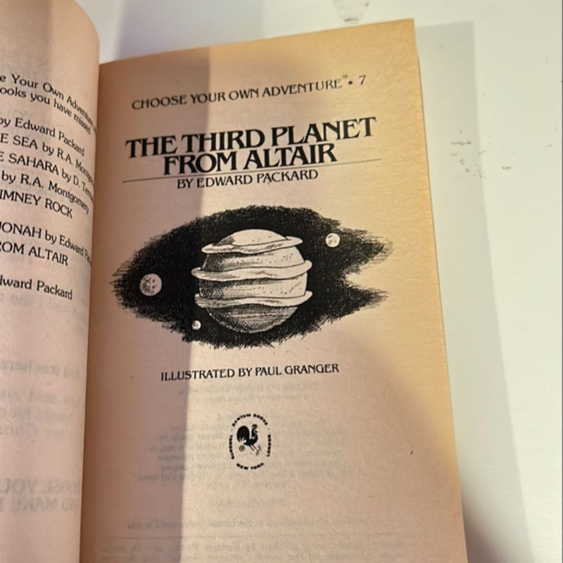 Choose your own adventure, the Third Planet from Altair