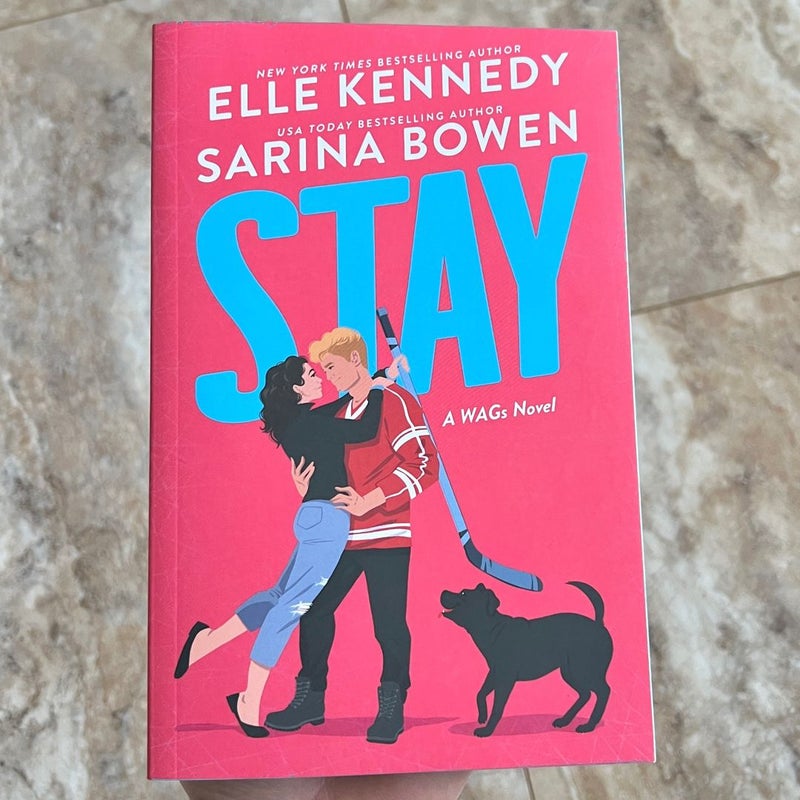 Stay a WAGs Novel (paperback with blue page edges)