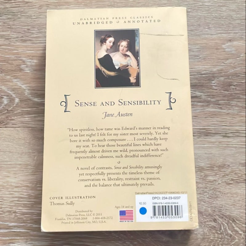 Sense and sensibility 
