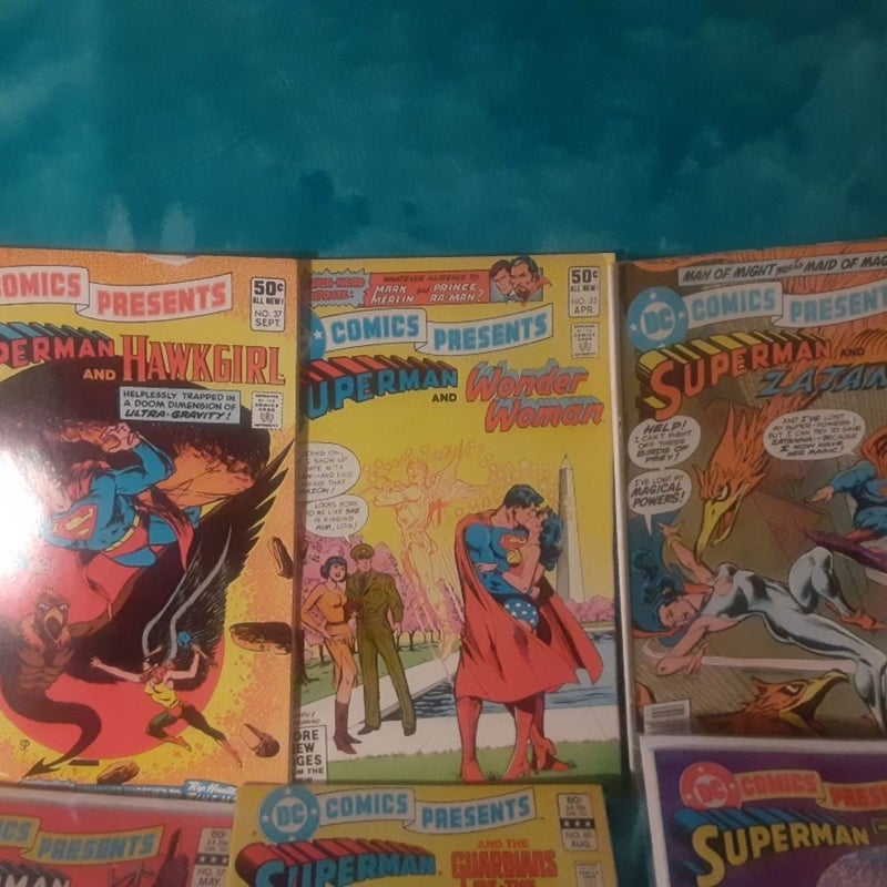 DC COMICS Presents Superman comic book lot 