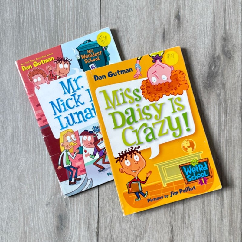 BUNDLE My Weird School #1: Miss Daisy Is Crazy!