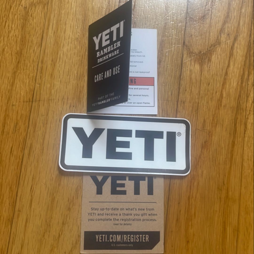 Yeti Sticker and Tag Set