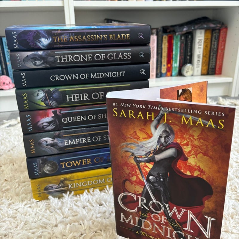 *DUSTJACKETS ONLY* Original Throne of Glass Hardcover Dustjackets