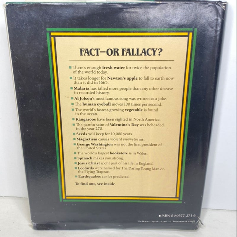 Facts and Fallacies