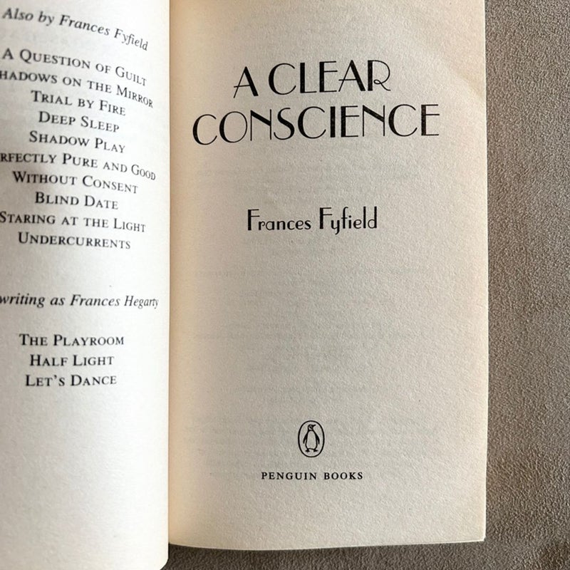 A Clear Conscience  1284