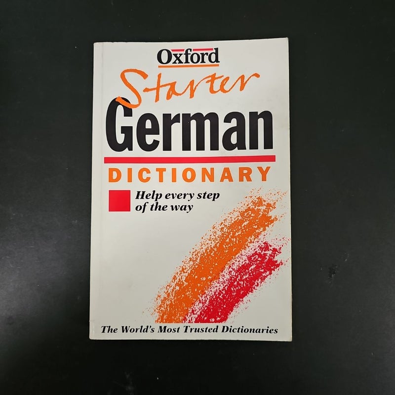 Oxfoed Starter German Dictionary