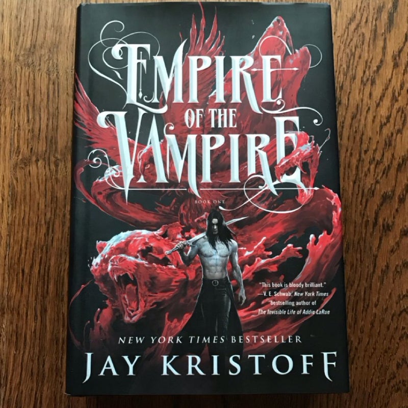 Empire of the Vampire by Jay Kristoff 2021 HCDJ SIGNED 1st Edition Fantasy Series