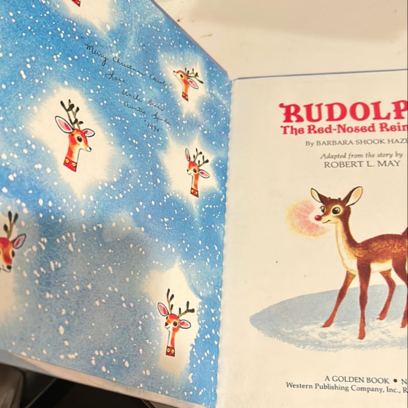 Rudolph the Red-Nosed Reindeer by Barbara Shook Hazen , Hardcover ...