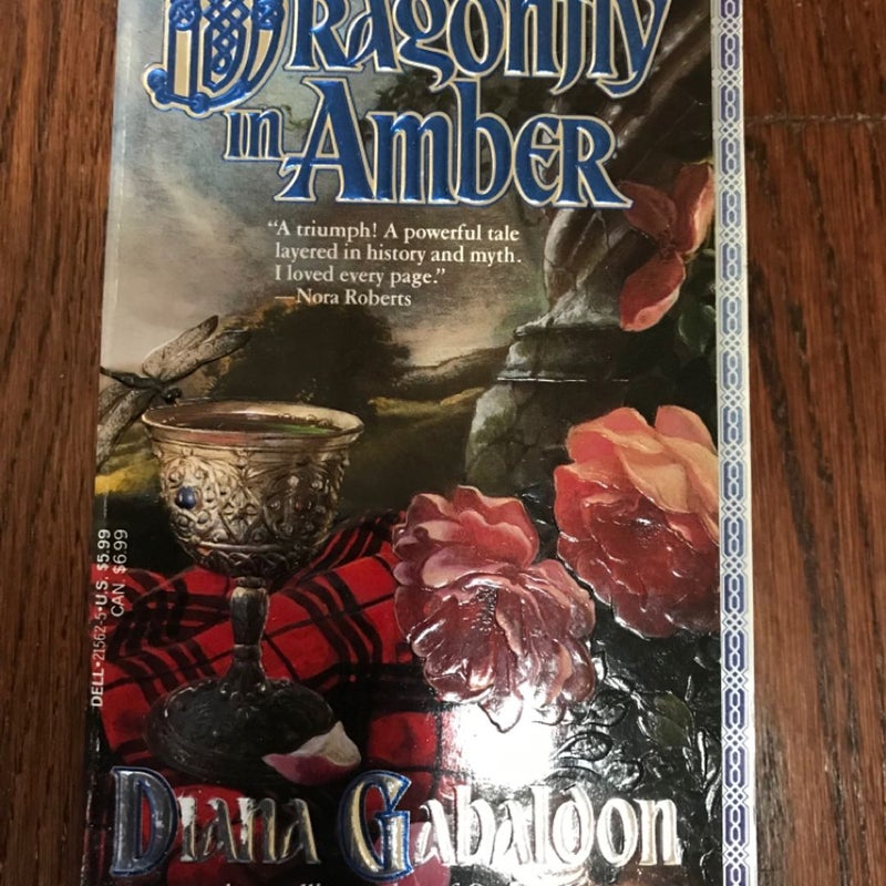 *SIGNED* Dragonfly in Amber (The Outlander #2),Embossed Vintage 1993, Paperback, Romance Fantasy Historical Fiction