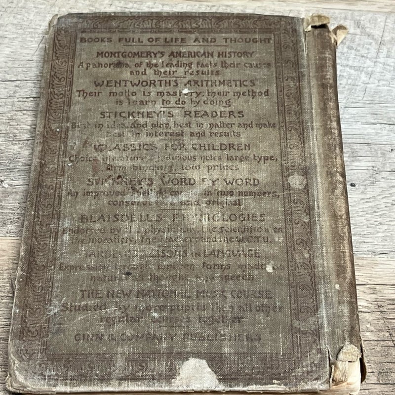 1890 Graves New Graded Speller Complete by Joseph A Graves PhD by Ginn & Company