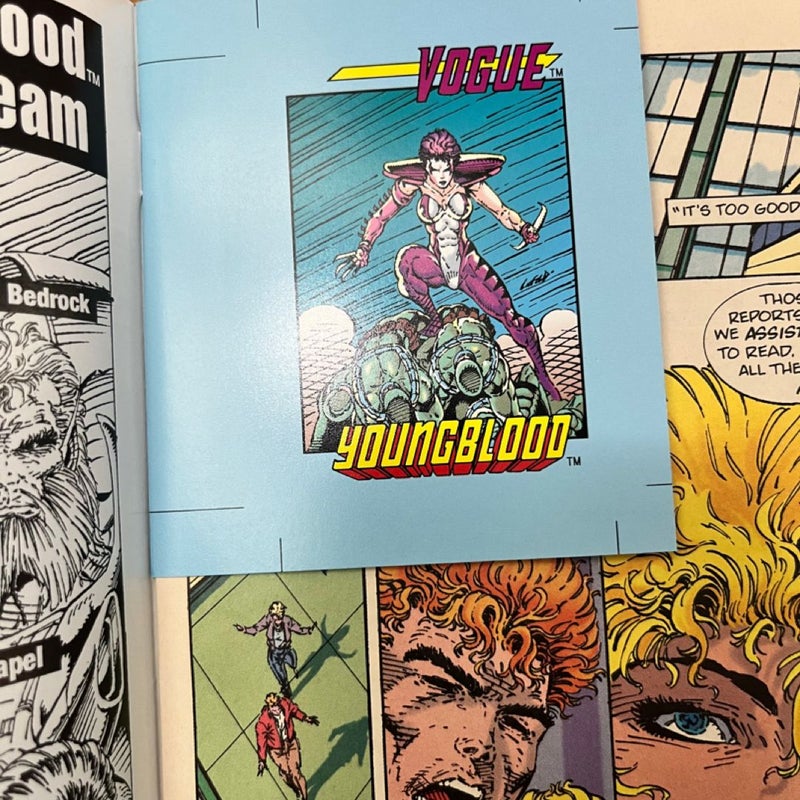 Youngblood #1 (Flip Cover) – Image Comics | 1st Ever Image Comic | 1992 | Includes Shaft & Vogue Cards