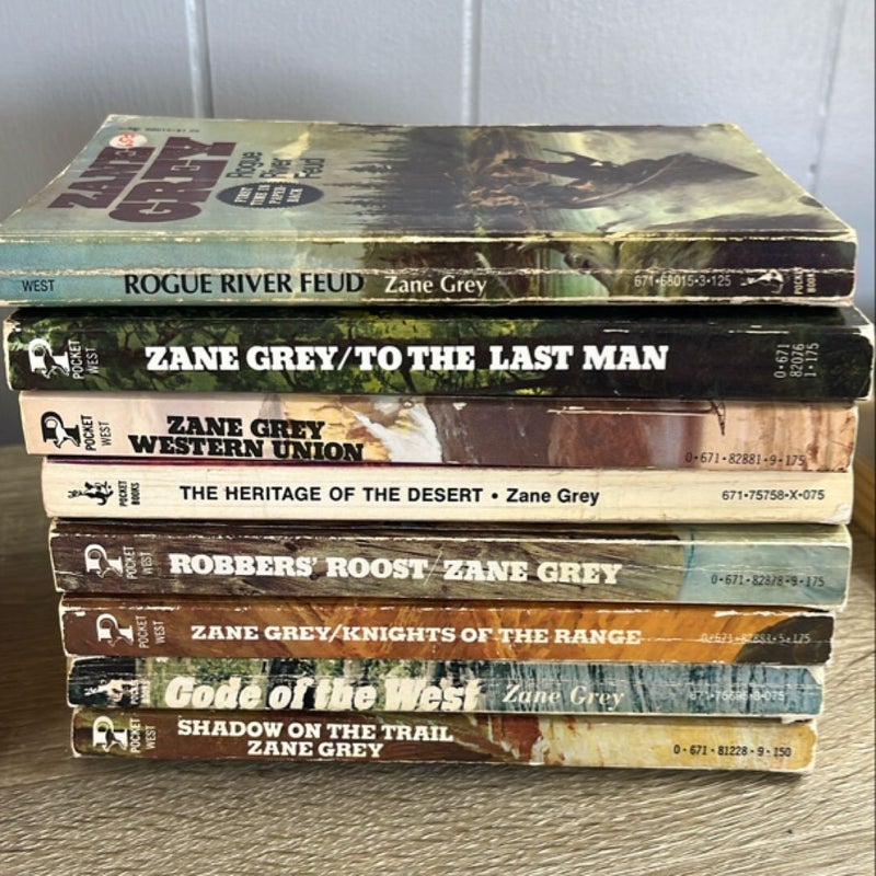 Zane Grey 21 book bundle set 📚 
