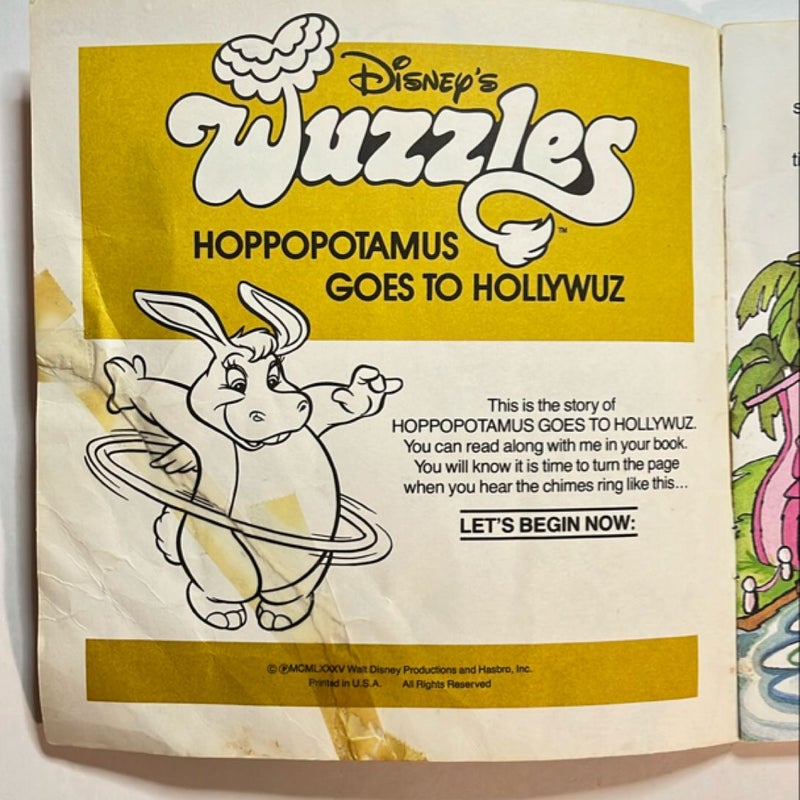 Wuzzles Hoppopotamus Goes To Hollywuz