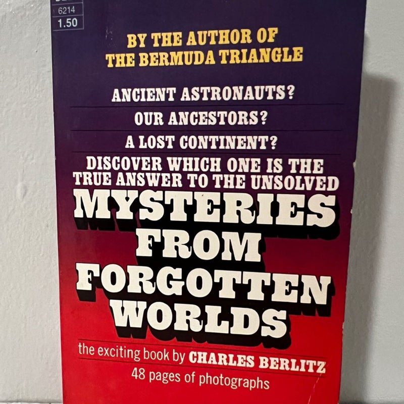 MYSTERIES FROM FORGOTTEN WORLDS by CHARLES BERLITZ 1973