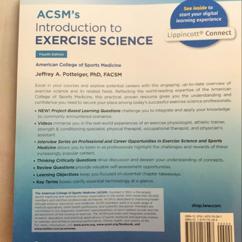 Acsm introduction  to exercise  science 