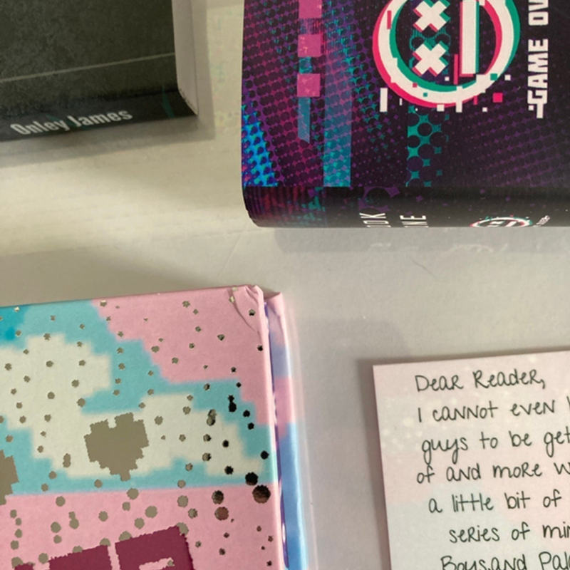 Paladin Obsidian Flmae Crate SIGNED Special Edition + Necessary Evils w/ Bookmarks & Book Sleeve