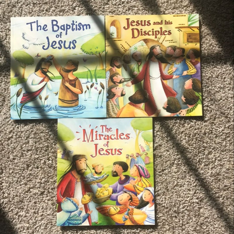 Jesus & His Disciples, The Baptism of Jesus & The Miracles of Jesus 