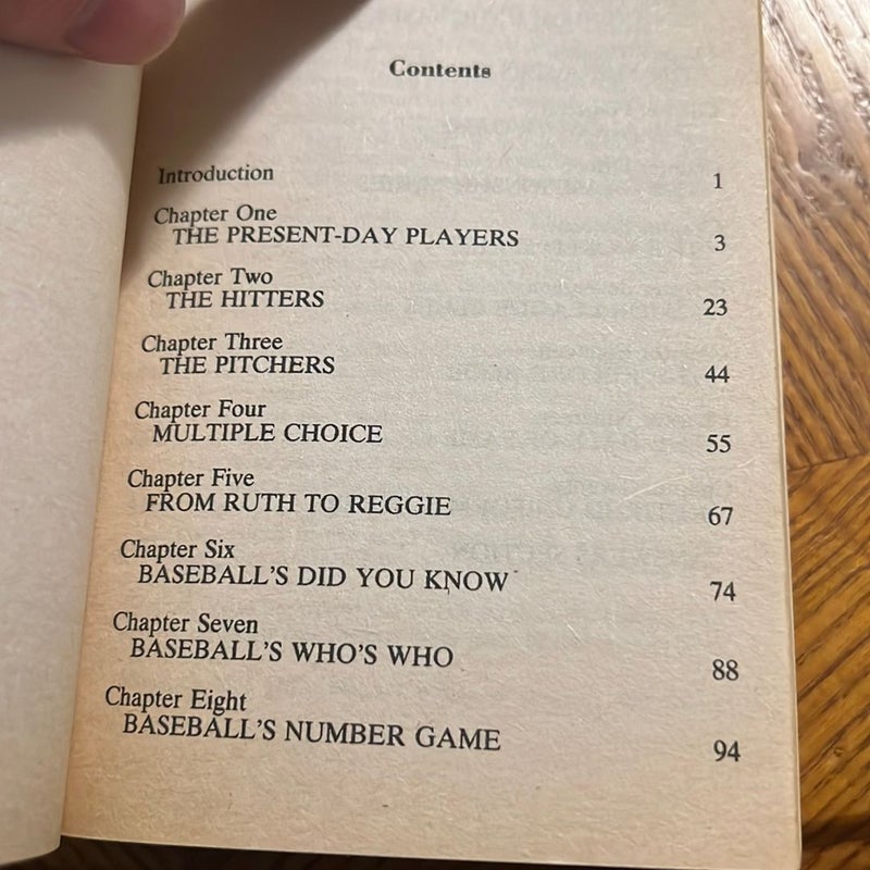 The Ultimate Baseball Quiz Book