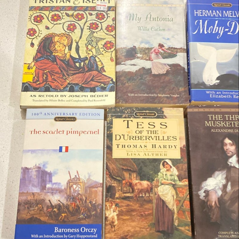 Classics lot of 8 books 