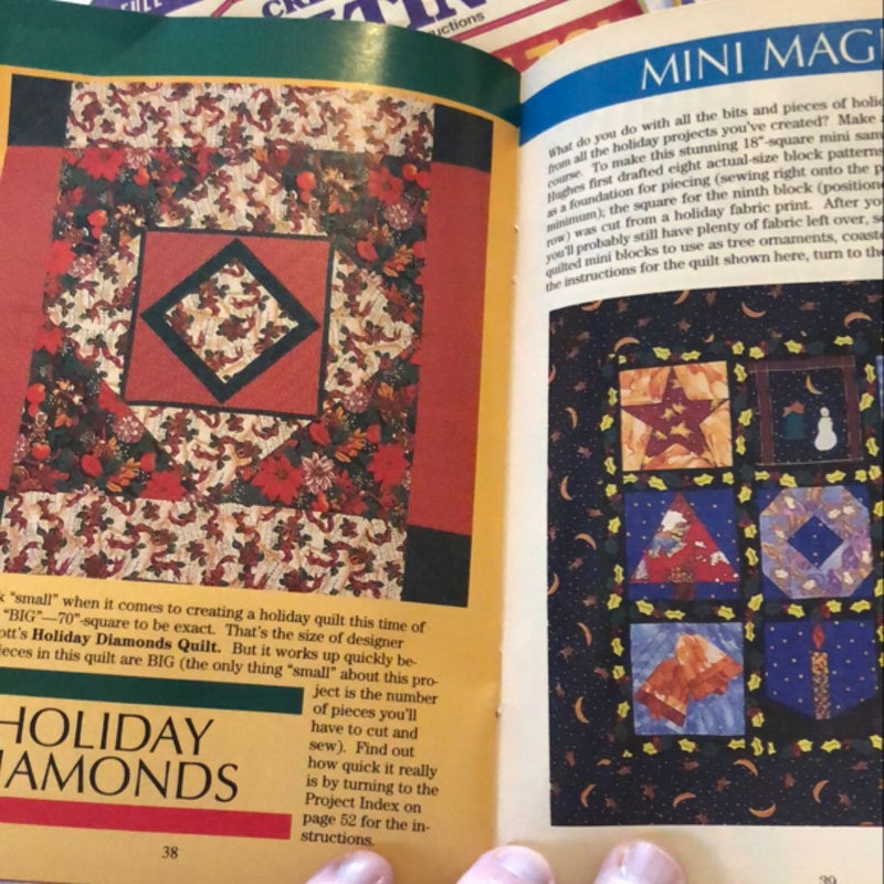 Creative Quilting magazines 