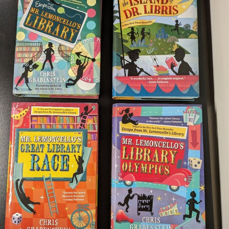 Books -Mr. Lemoncello's library books Hardcover