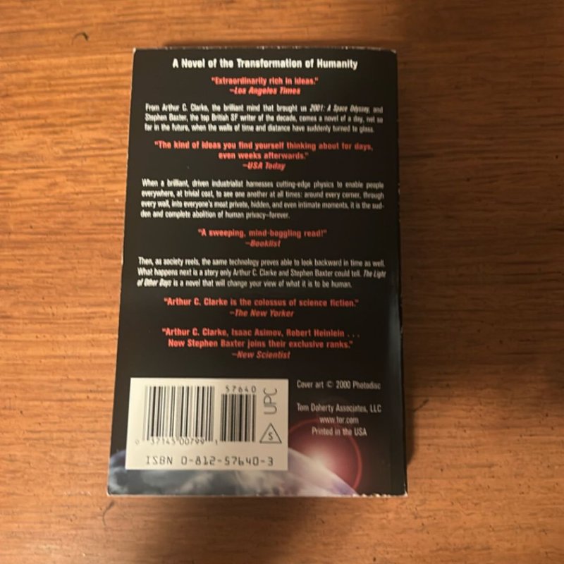 The Light of Other Days