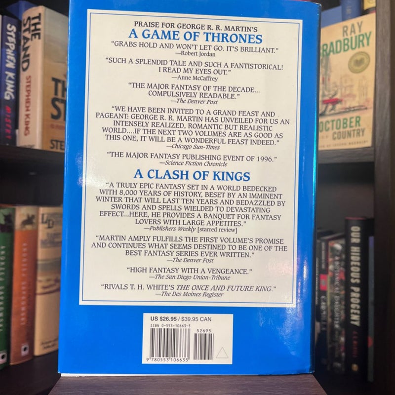 Game of Thrones (A Song of Ice and Fire Books 1-4 Bookclub Editions/1st Editions)