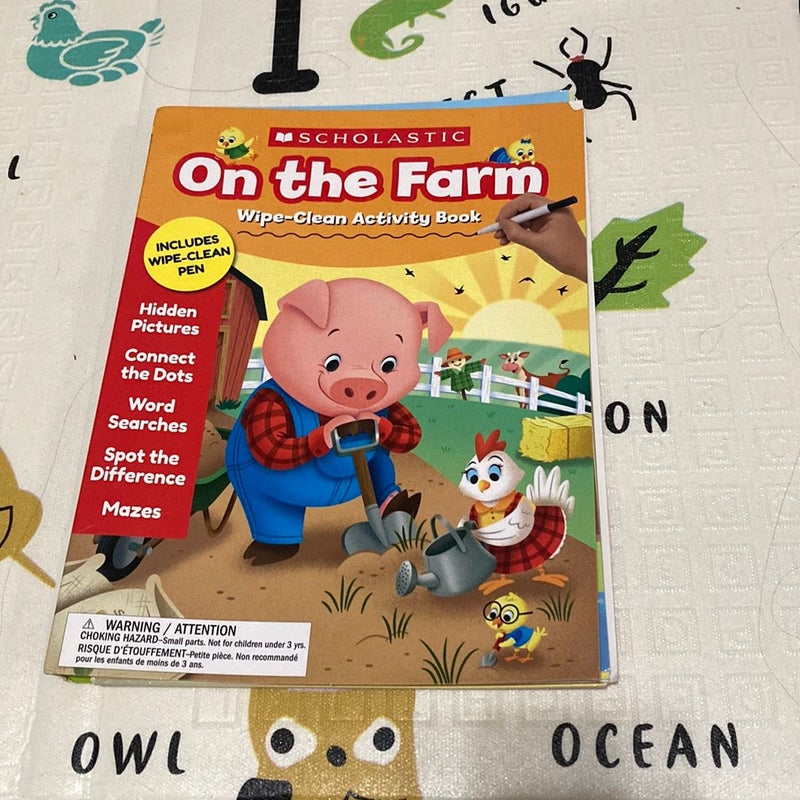 On the Farm Wipe-Clean Activity Book