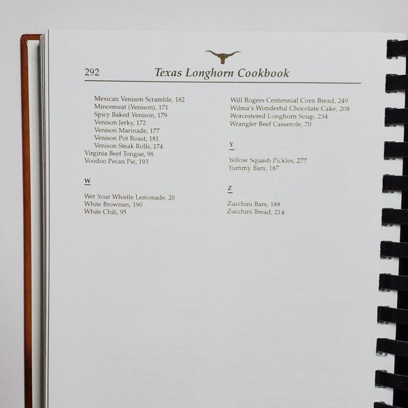 Texas Longhorn Cookbook