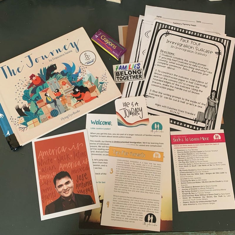 The Journey Little Justice Leaders Activity Pack