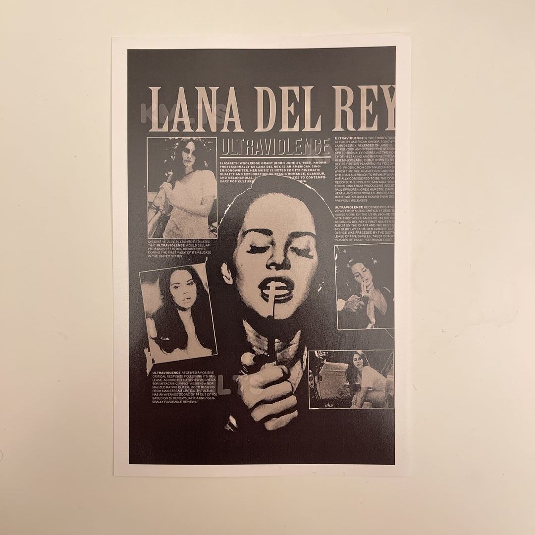 lana del rey ultraviolence artwork