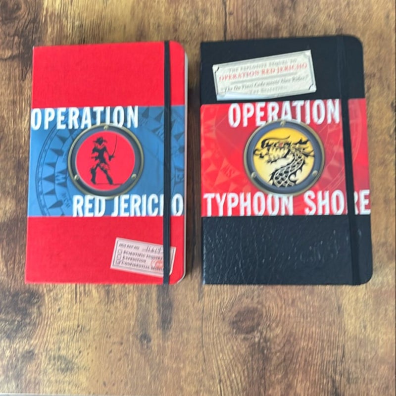 2 Book Lot: Operation Red Jericho / Operation Typhoon Shore