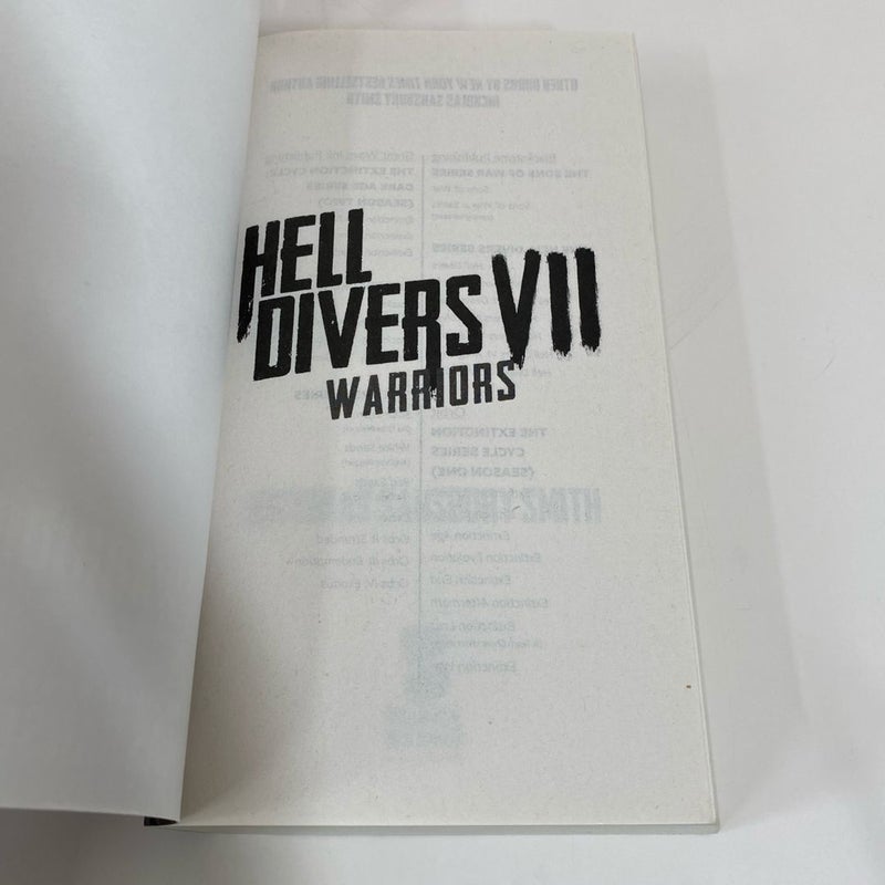 Lot of Two (2) Hell Divers Books: Deliverance & Warriors