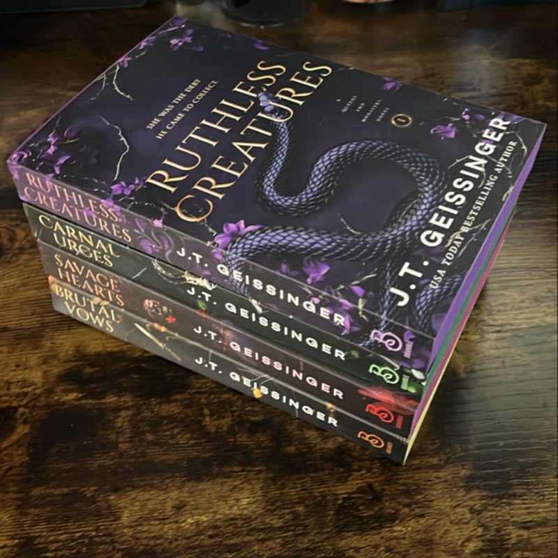 J. T. Geissinger Queens and Monsters Bundle - Brutal Vows, Savage ...