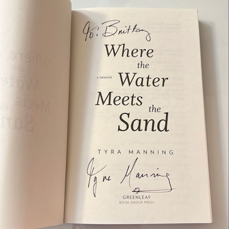 Where the Water Meets the Sand *SIGNED*