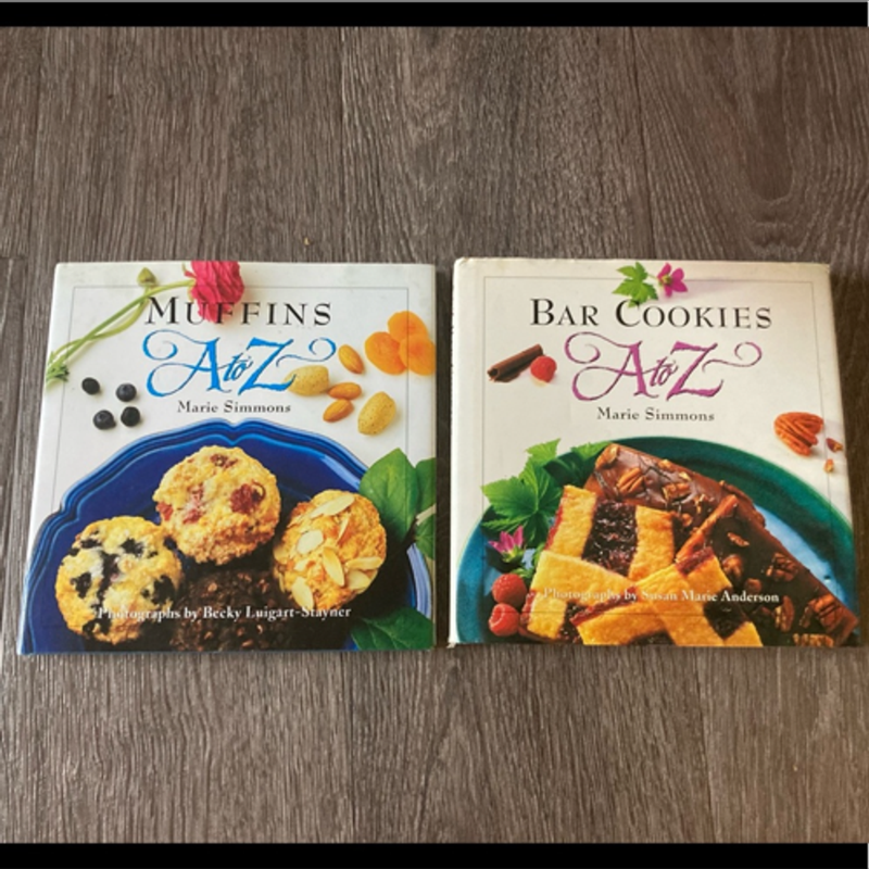 SET OF 2 baking cookbooks
