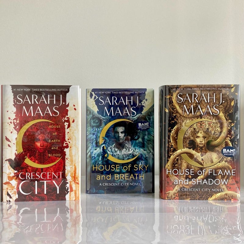 Crescent City HOEAB top & HOSAB by Sarah J Maas. First editions/printings.