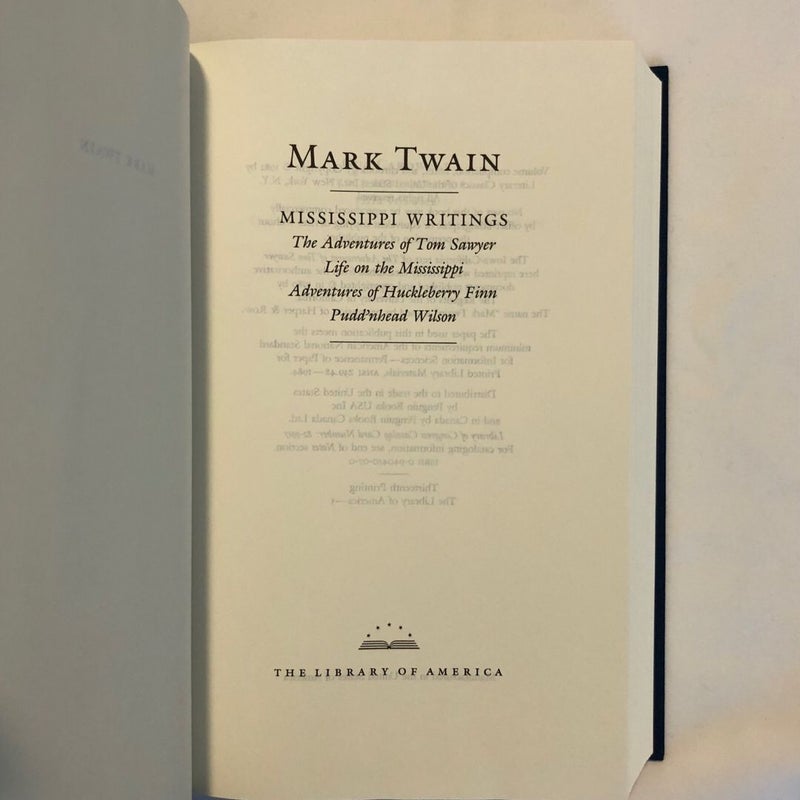 Mark Twain: Mississippi Writings (LOA #5)