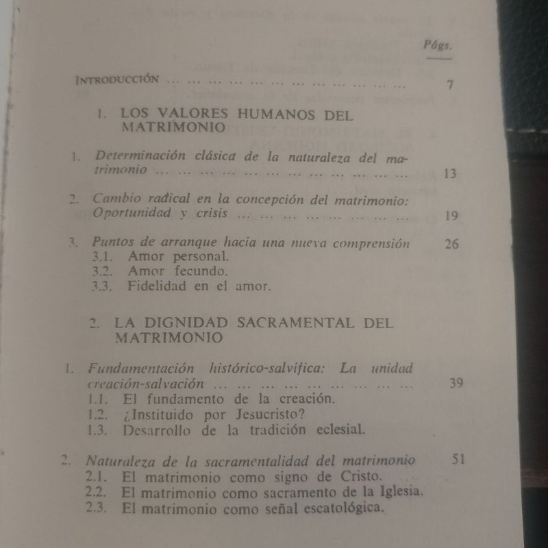 Teologia del matrimonio christiano