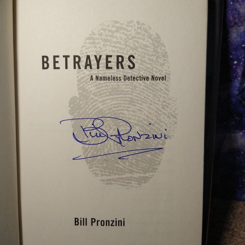 Betrayers, Signed 1st Ed