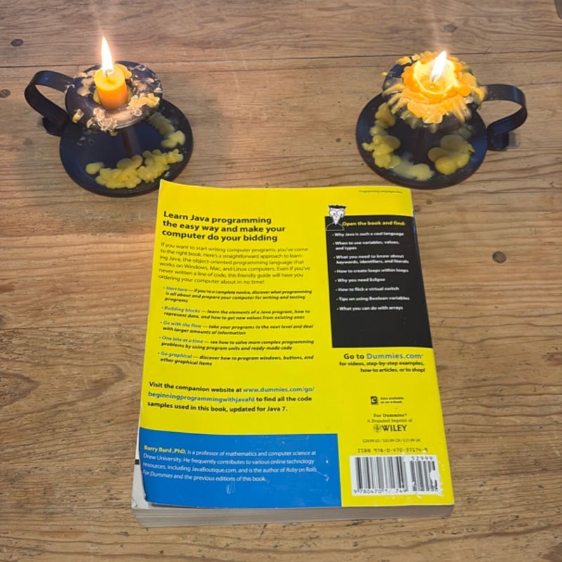 Beginning Programming with Java for Dummies