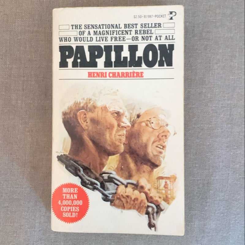 PAPILLON- Mass market paperback