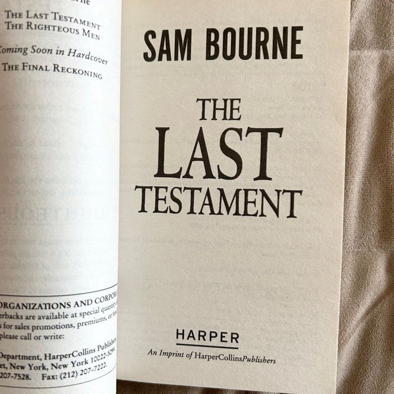 The Last Testament  1398