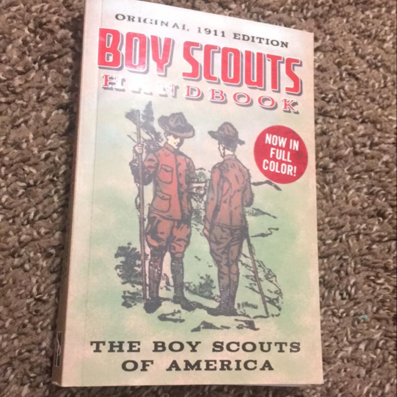 The original 1911 Boy Scout Handbook