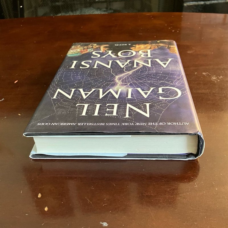 *Signed* Anansi Boys - First Ed/First printing 