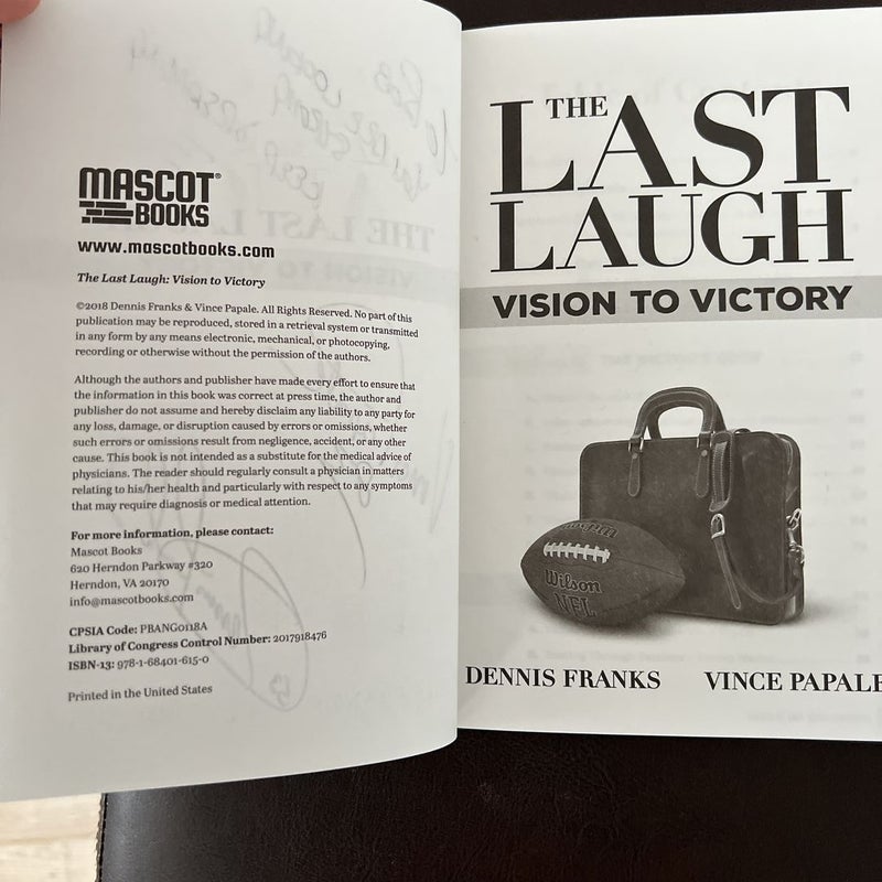 The Last Laugh: Vision to Victory (signed)